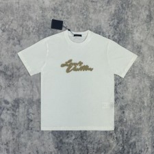 루* 25 엠브로이더드 라피아 로고 반팔티셔츠  수입