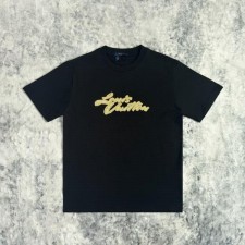 루* 25 엠브로이더드 라피아 로고 반팔티셔츠  수입