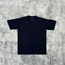 루* 25 모노그램 톤온톤 니트 반팔티셔츠  수입