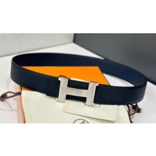 에*** H로고 금장 벨트