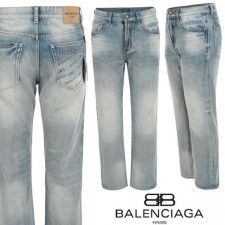 발**** 엠보 멀티 나염 스트레이트진