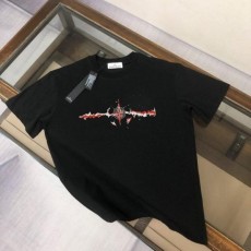 스* 레드배색 슈퍼문 반팔티