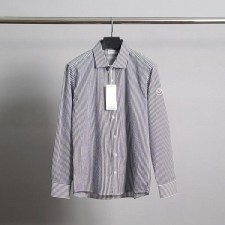 로고와펜 스트라이프셔츠