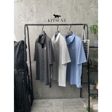 메* 키츠네 아이스단가라 오픈카라 반팔