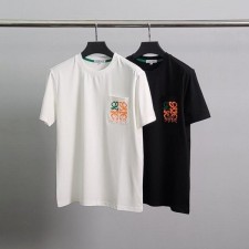 로** 그래픽 로고 반팔티