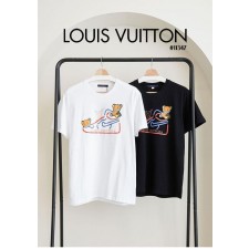 루* 스니커즈 베어 반팔 라운드 티셔츠