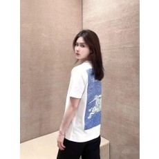 버** 수입 EKD 자수 코튼 티셔츠