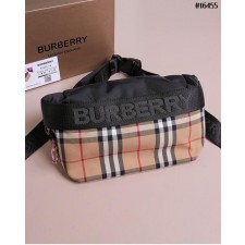 버** 클래식 체크 벨트 백