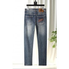 로** 아나그램 자수 패치 워싱스판 데님진수입최고급