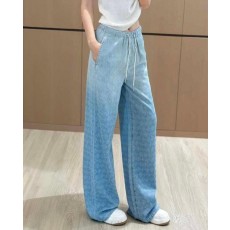 루* 수입 모노그램 그라데이션 컬러 데님