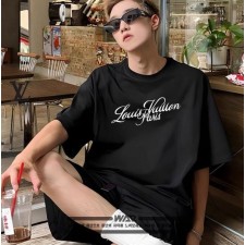 루* 필기체 스케치 디자인 반팔 티셔츠