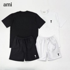 아* 까마이외 자수 반팔 반바지 트레이닝 셋업