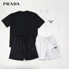프** 개버딘 플레이트 반팔 반바지 트레이닝 셋업