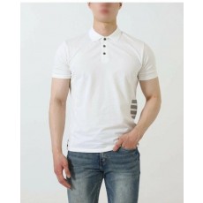 톰* 립 커프 코튼 피케 티셔츠