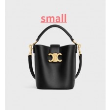 셀** NEW 스몰 루이즈백 부드러운 카프스킨 black 버킷백풀박스