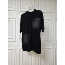 메* 마르지엘라 빈티지워싱 자수 반팔 티셔츠