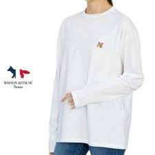 메* 키츠네 폭스 자수 긴팔티