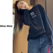 미*** 자수 저지 긴팔티