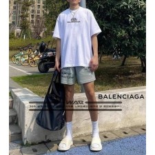 발**** 시그니처 BB 프린팅 패턴 로고반팔티셔츠