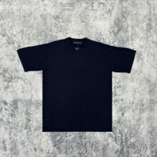 루* 25 모노그램 톤온톤 니트 반팔티셔츠  수입  프리미엄