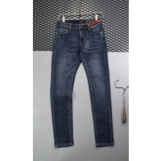 프** 로고 패치 워싱스판 데님진 수입풀