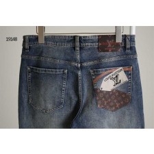 루* 포켓 모노그램 데님 팬츠