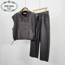 프** 배색후드 트레이닝 set