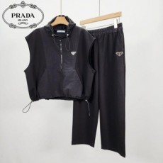 프** 배색후드 트레이닝 set