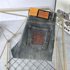 루* 수입 오렌지탭 스판 데님 팬츠