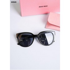 미*** 로고 슬레이트 스퀘어 선글라스