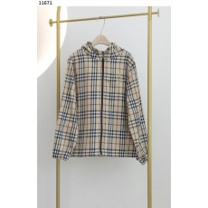 버** 체크 릴렉스핏 재킷