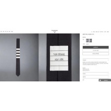 톰* 위브 4바 플레인 사선 넥타이