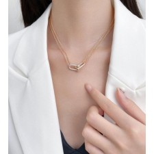 티** 하드웨어 더블 링크 펜던트 목걸이수입최고급