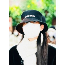 미*** 로고 자수 버킷햇 수입