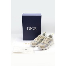 디* 바이브 샴브레이 오블리크 레더 스웨이드 스니커즈 블루