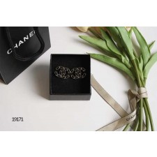 샤* CC 체인로고 블랙 이어링