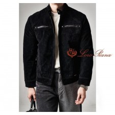 로* 피아나 바이커 지퍼 스웨이드 자켓 (3색상s)