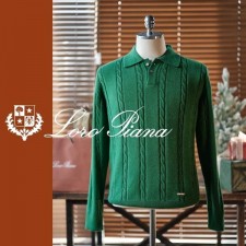 로* 피아나 최고급 캐시미어 (카라버전) 올드머니 클레식 목폴라