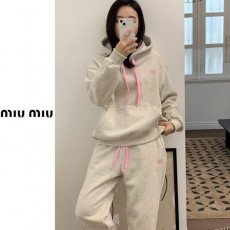 미*** 배색끈 후드 상하세트