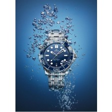 오** 코액시얼 씨마스터 다이버300M 블루