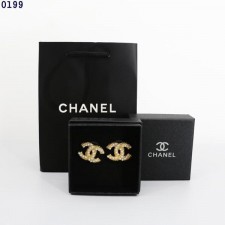 샤* 로고 진주 메탈 골드 귀걸이