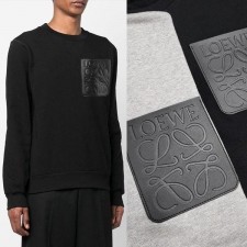 로** 레더포켓 맨투맨