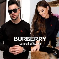 버** (Horse) 로고 자수 커플 맨투맨