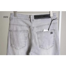 돌* 블랙 이니셜패치 DG로고 데님 그레이진