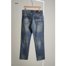 루* 레더패치 포켓엠보로고 데님팬츠