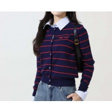 미*** 수입 스트라이프 울 니트 가디건