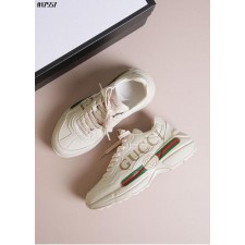 구* 띠 로고 라이톤 레더 스니커즈