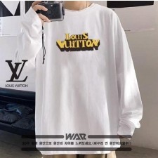 루* 엘로우 3D 레터링 긴팔티셔츠 (시보리없음)