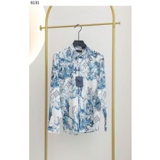 루* 수입고급 프린티드 코튼 오버셔츠