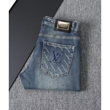 루* 모노그램 로고포인트 워싱스판 데님진수입최*고급